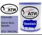 Preview: Chevrolet, Denim Blue Metallic, 31U / WA154L: 1L Lackdose, von ATW Autoteile West.